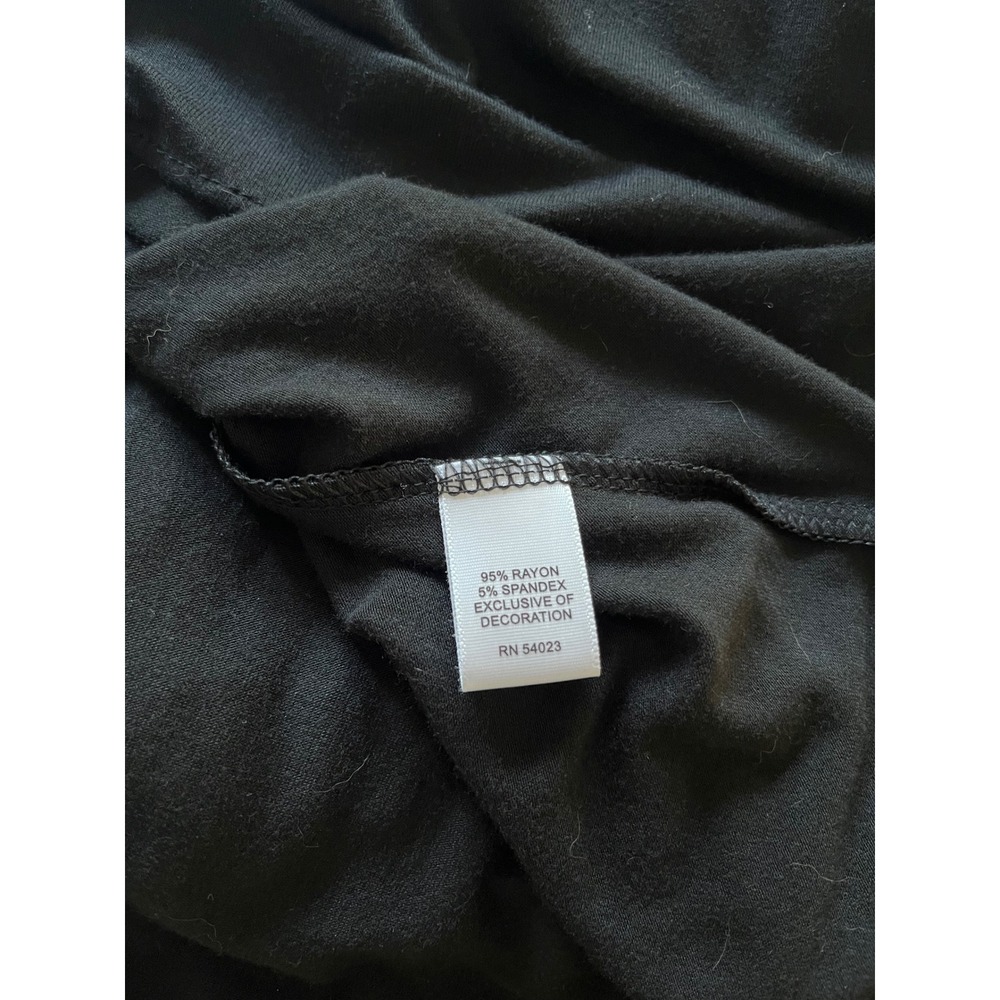 Banana Republic Black Jersey Stretch Strapless Maxi Dress Smocked Tulle Trim - Picture 5 of 5